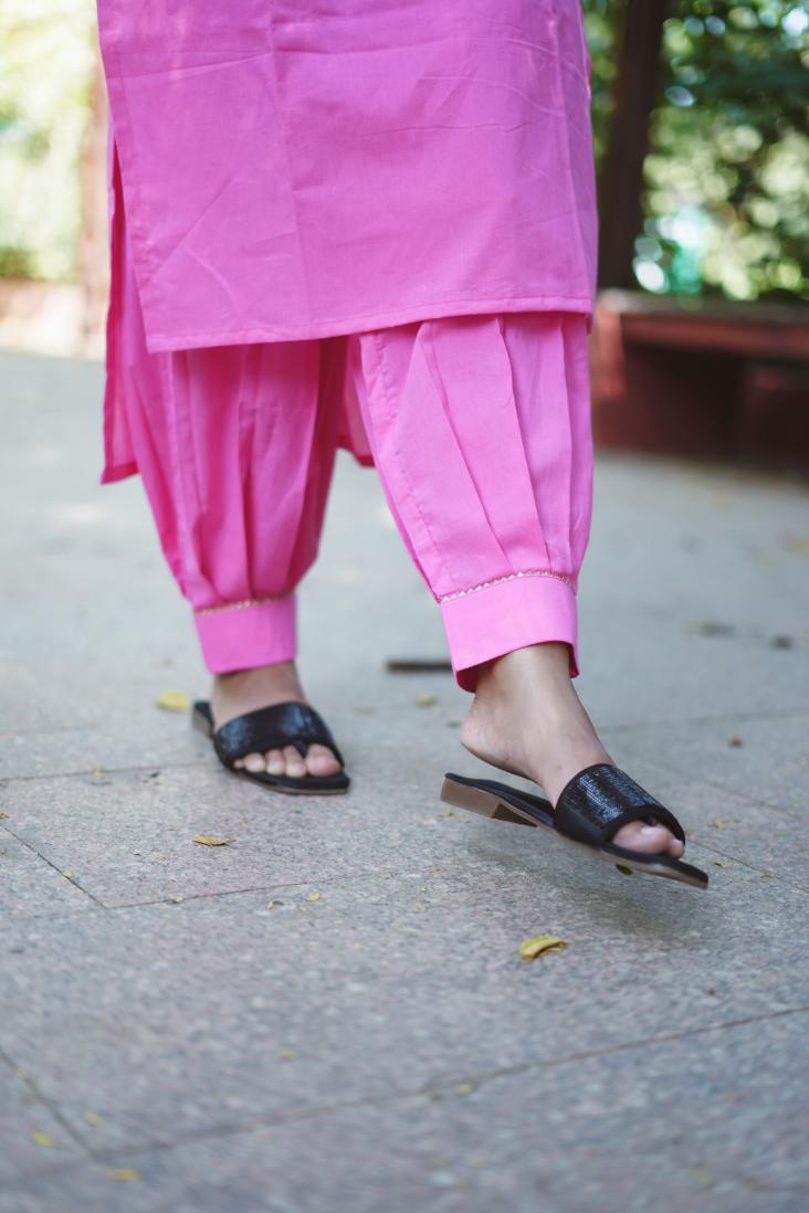 LIGHT PINK AFFGANI SUIT SET