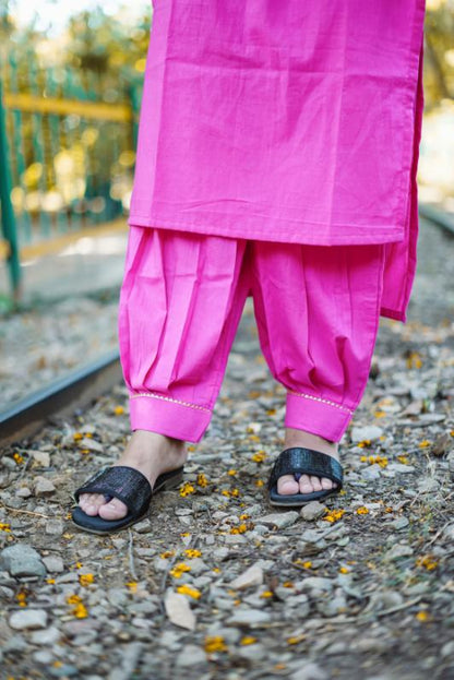 GULABI AFFGANI SUIT SET