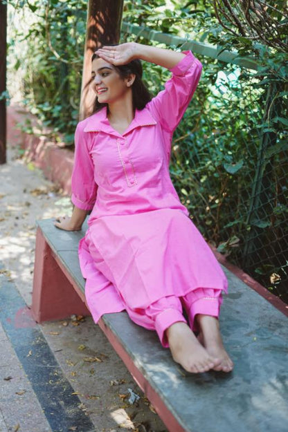 GULABI AFFGANI SUIT SET