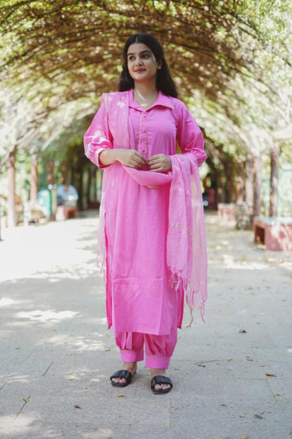 LIGHT PINK AFFGANI SUIT SET