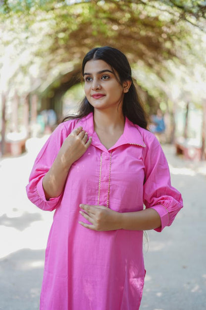 LIGHT PINK AFFGANI SUIT SET
