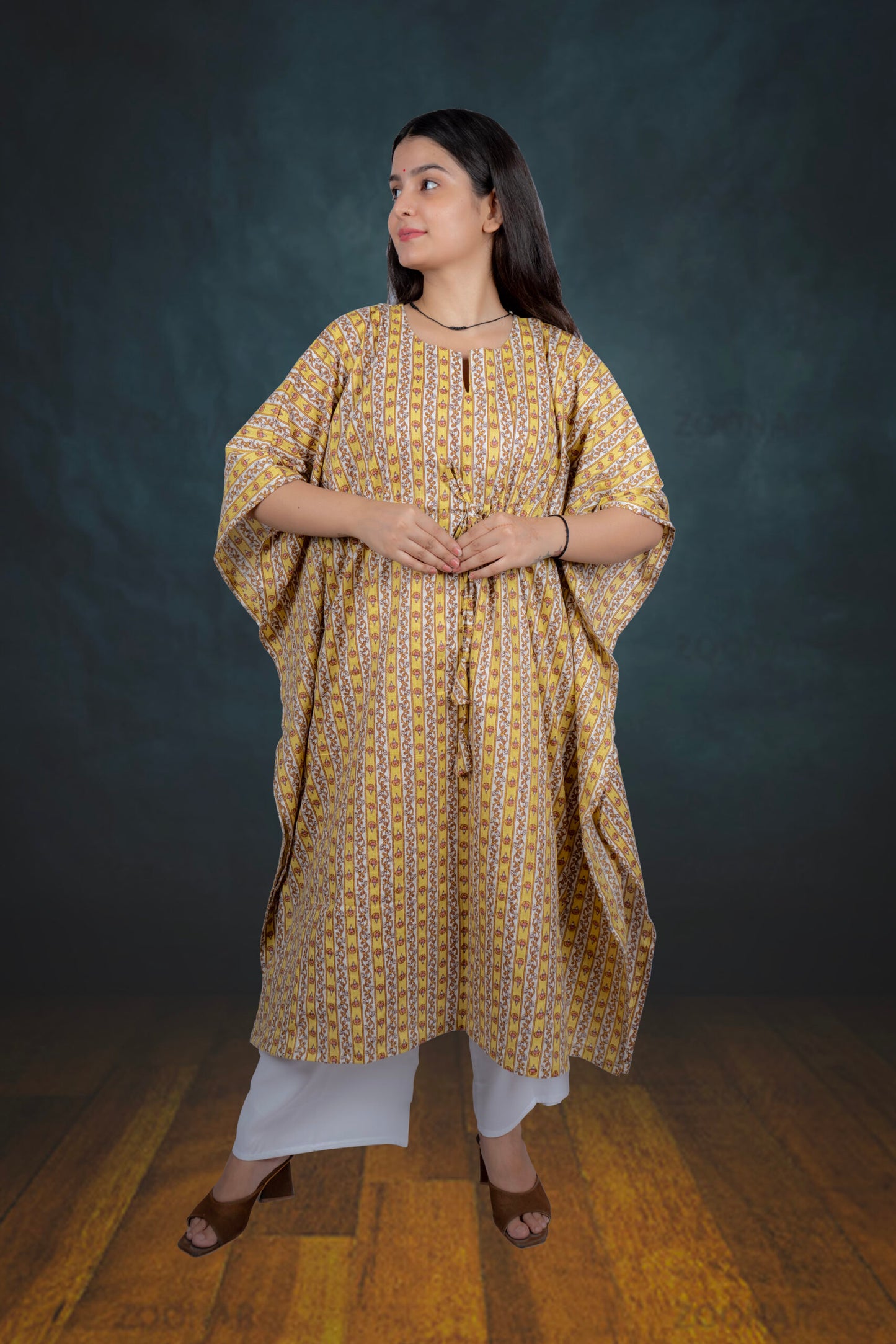 MUSTARD YELLOW KAFTAN