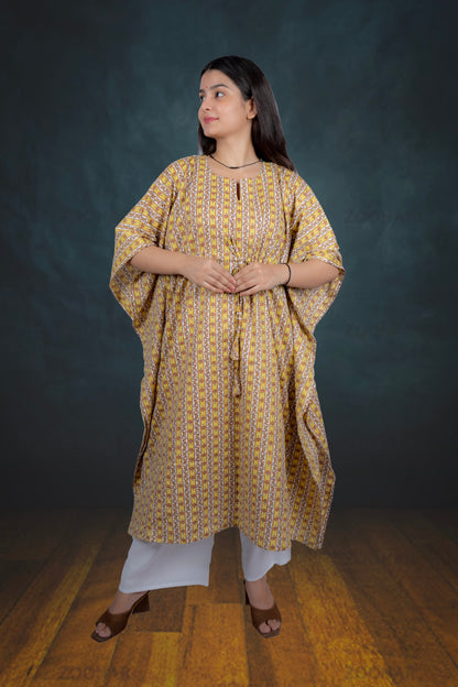 MUSTARD YELLOW KAFTAN