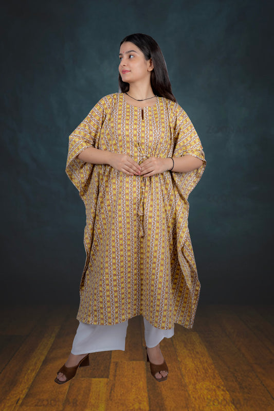 MUSTARD YELLOW KAFTAN