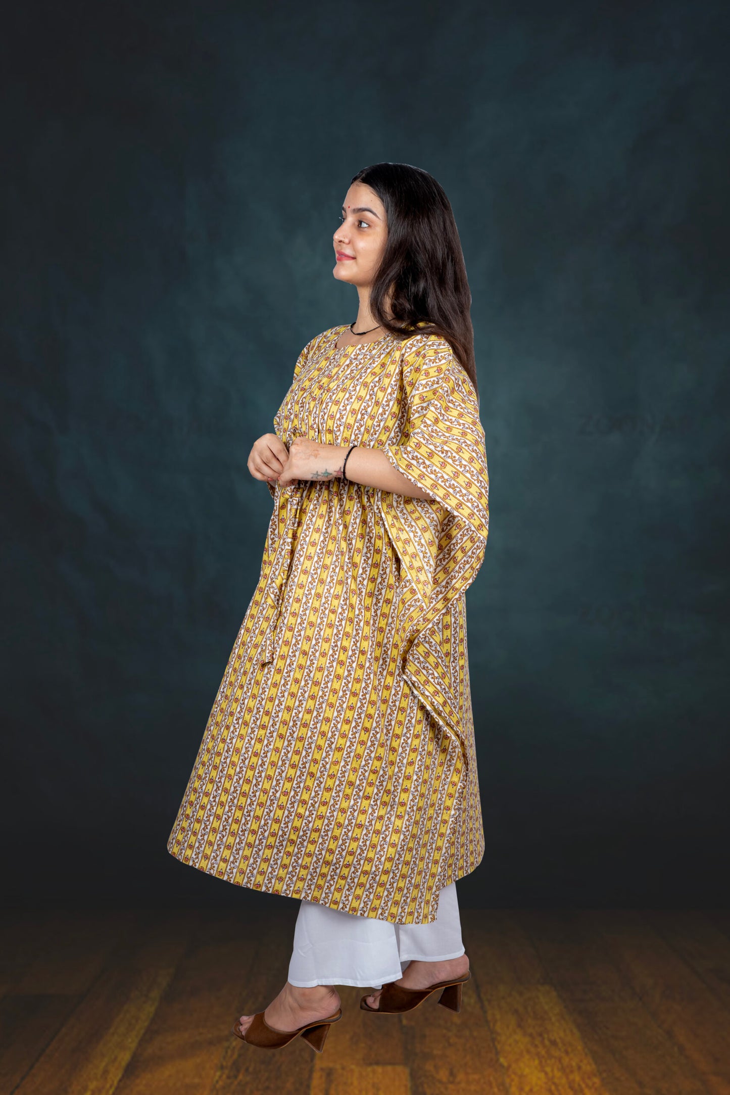 MUSTARD YELLOW KAFTAN